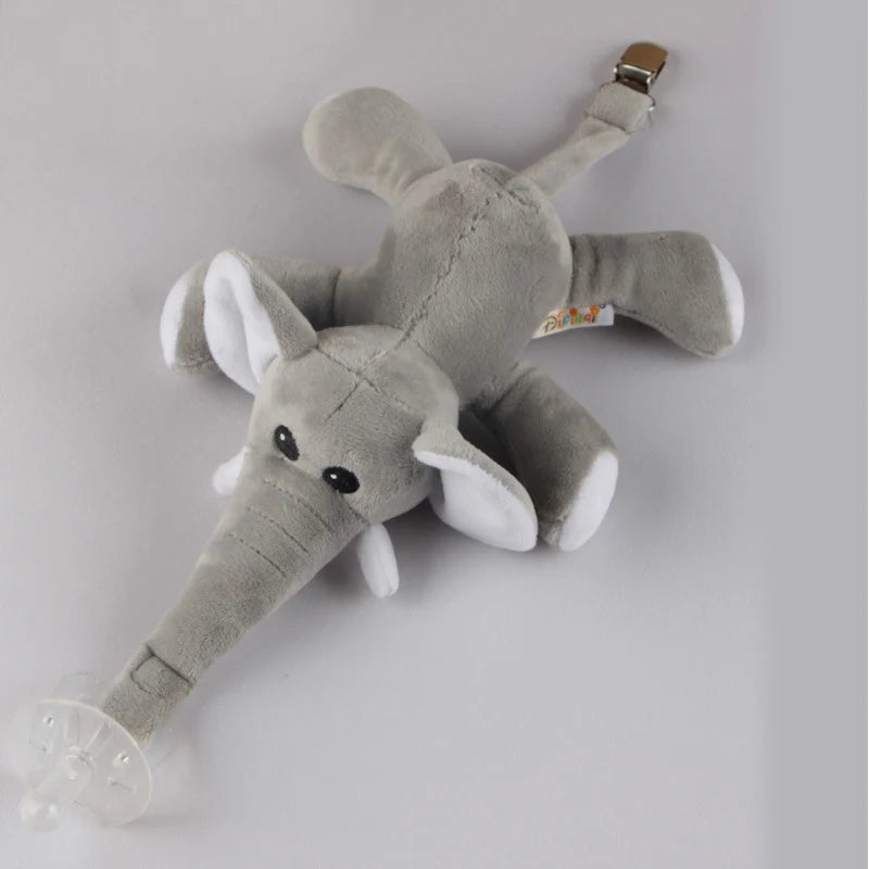 Brixie Baby Pacifier Clip Plush Toy - Soft & Convenient for Infants