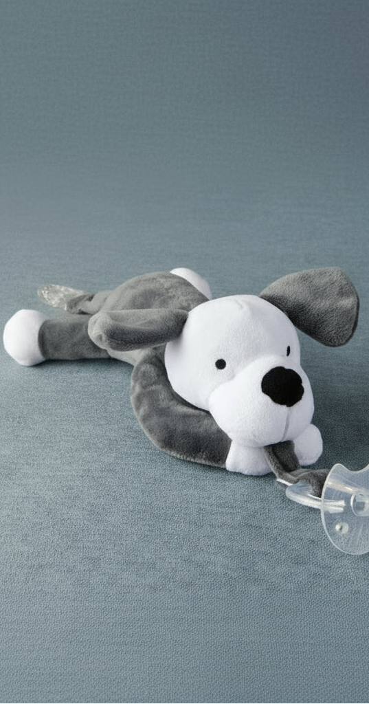 Brixie Baby Pacifier Clip Plush Toy - Soft & Convenient for Infants