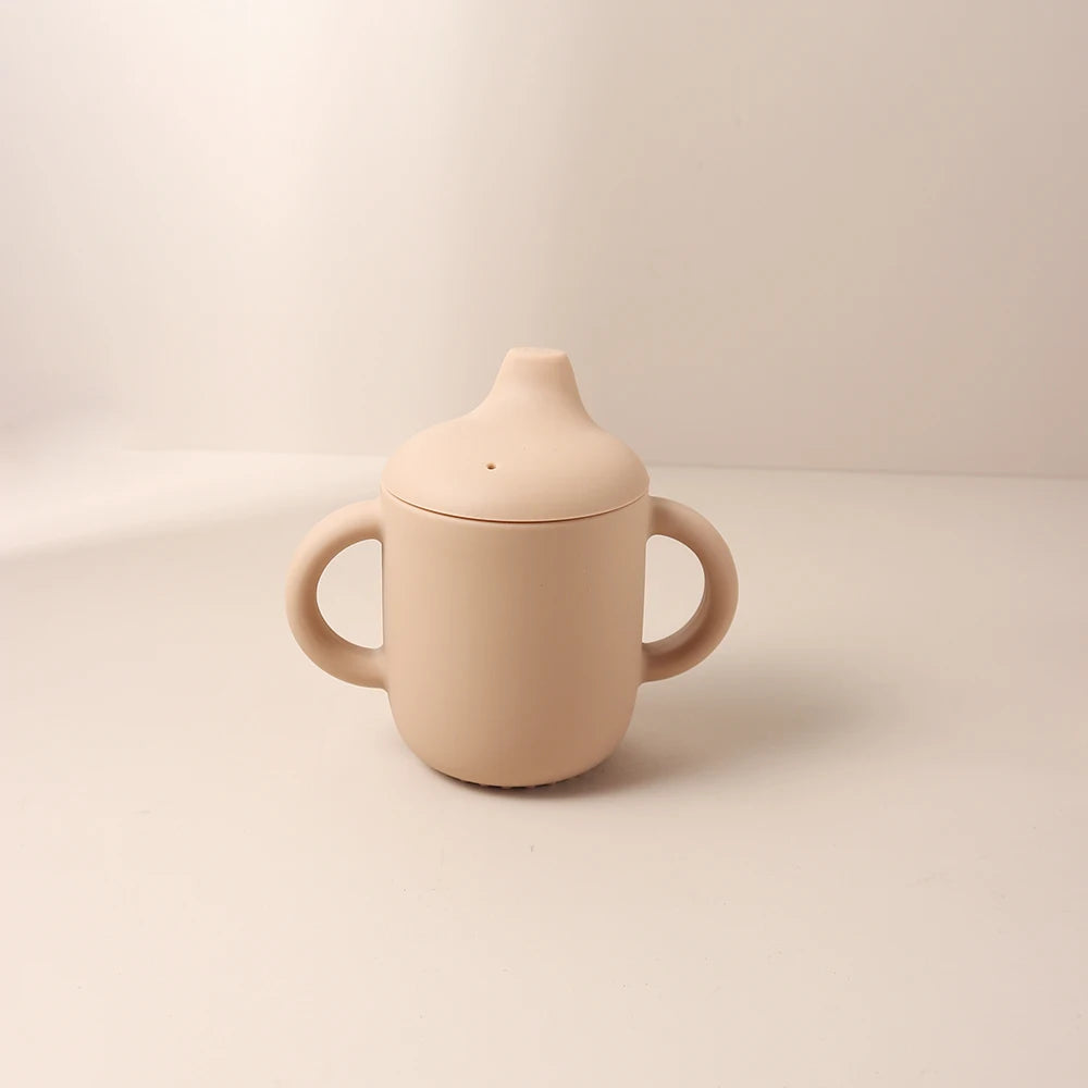 Brixie Baby Silicone Sippy Cup - Training Cup with Handles