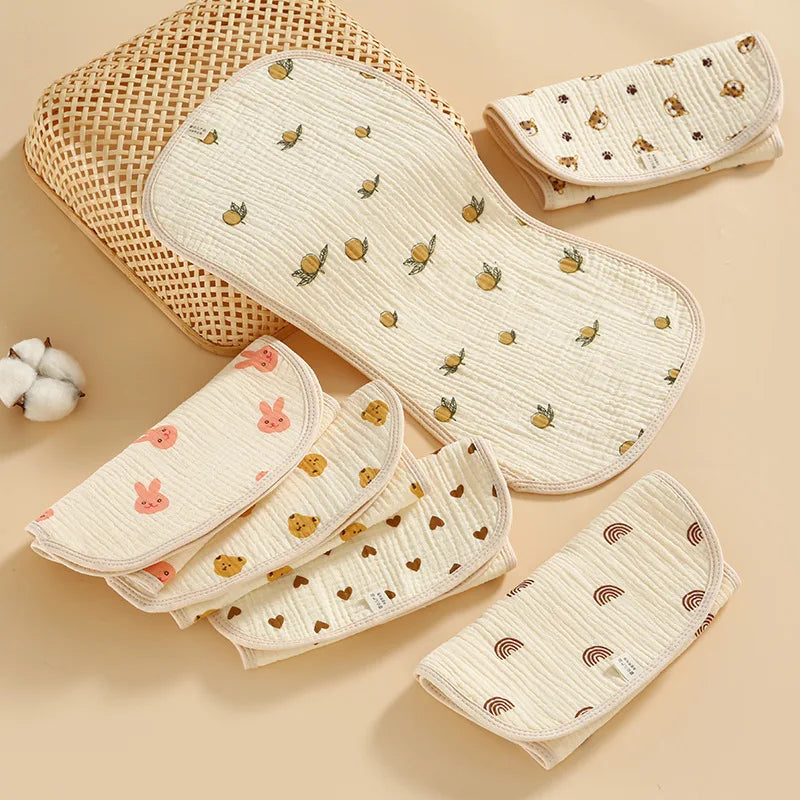 Brixie Baby Burp Cloth - Soft & Absorbent Wash Cloth for Infants