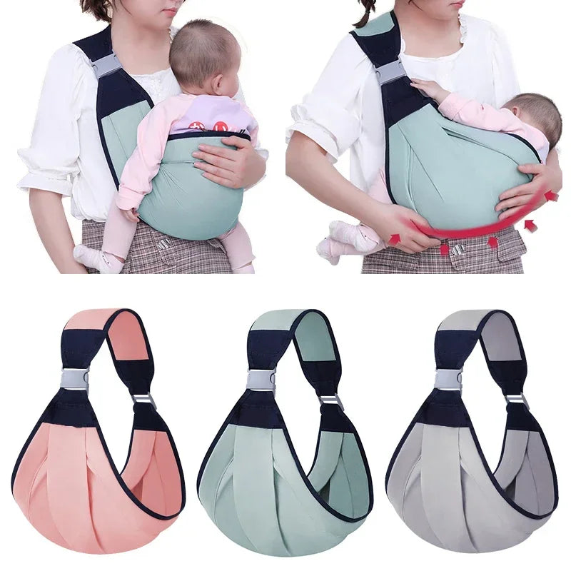 Brixie Ergonomic Baby Carrier - Multifunctional Wrap & Ring Sling for Infants & Toddlers