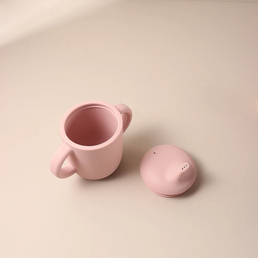 Brixie Baby Silicone Sippy Cup - Training Cup with Handles