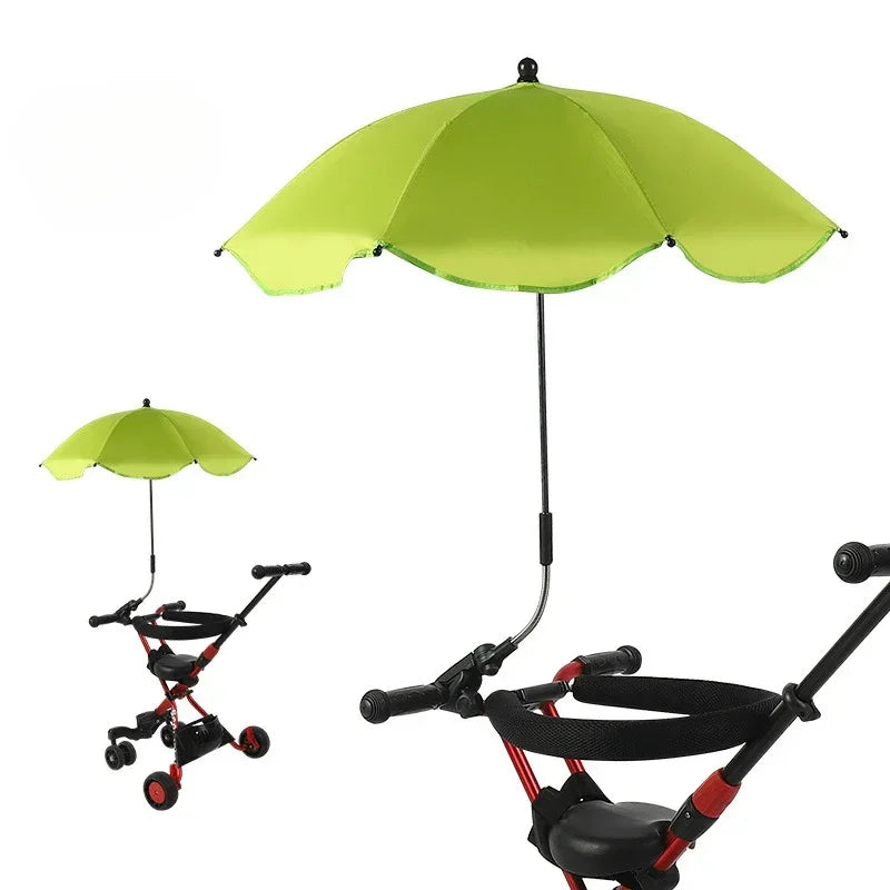 Brixie Stroller Umbrella - Adjustable UV Sunshade for Baby Carriage