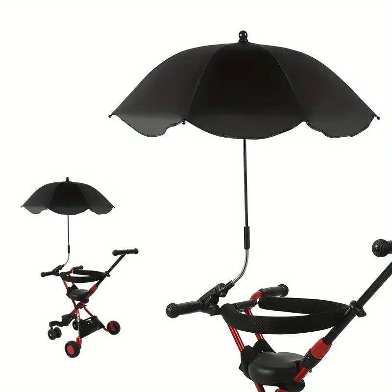 Brixie Stroller Umbrella - Adjustable UV Sunshade for Baby Carriage