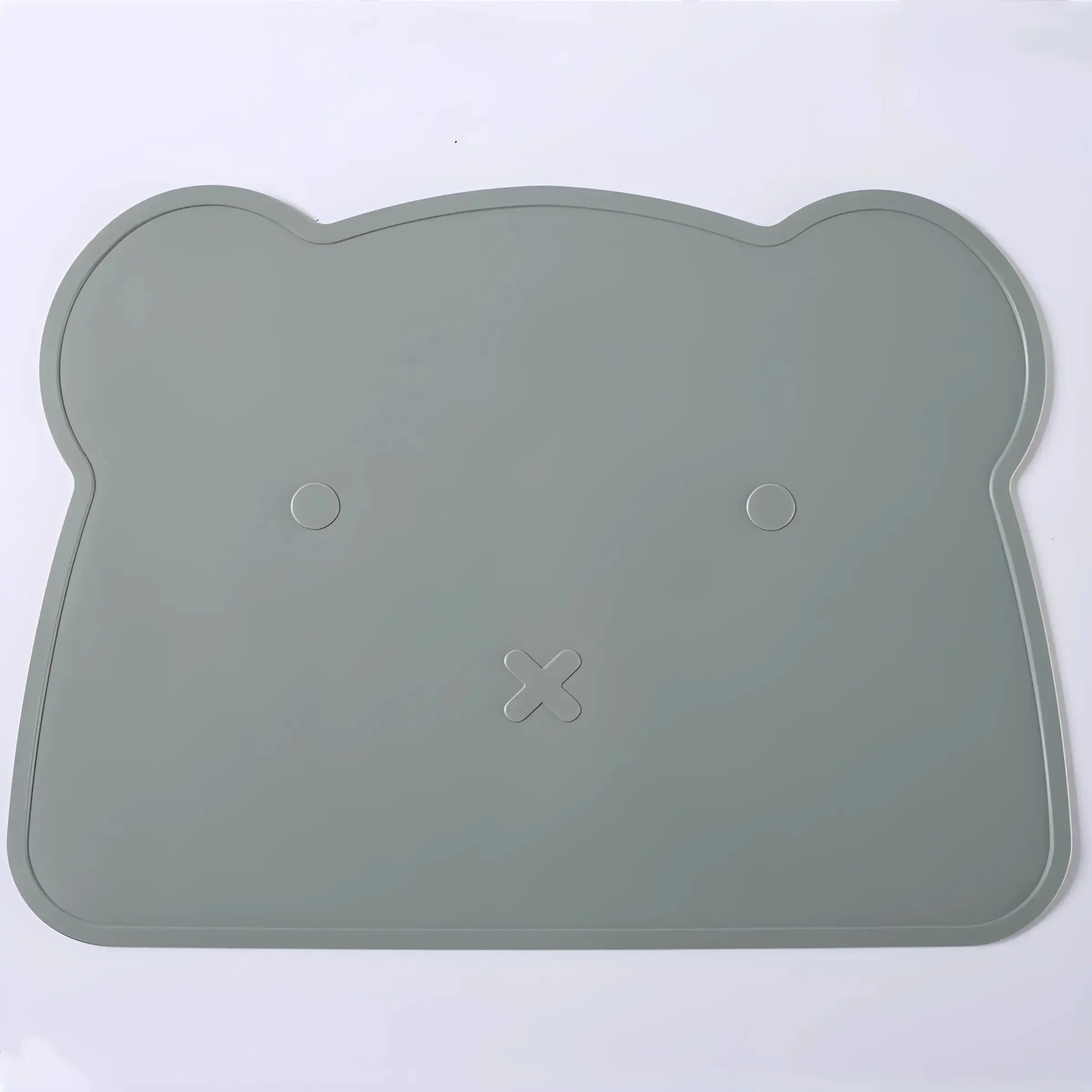 Brixie Silicone Bear Placemat - Non-Slip Leak-Proof Table Mat for Kids