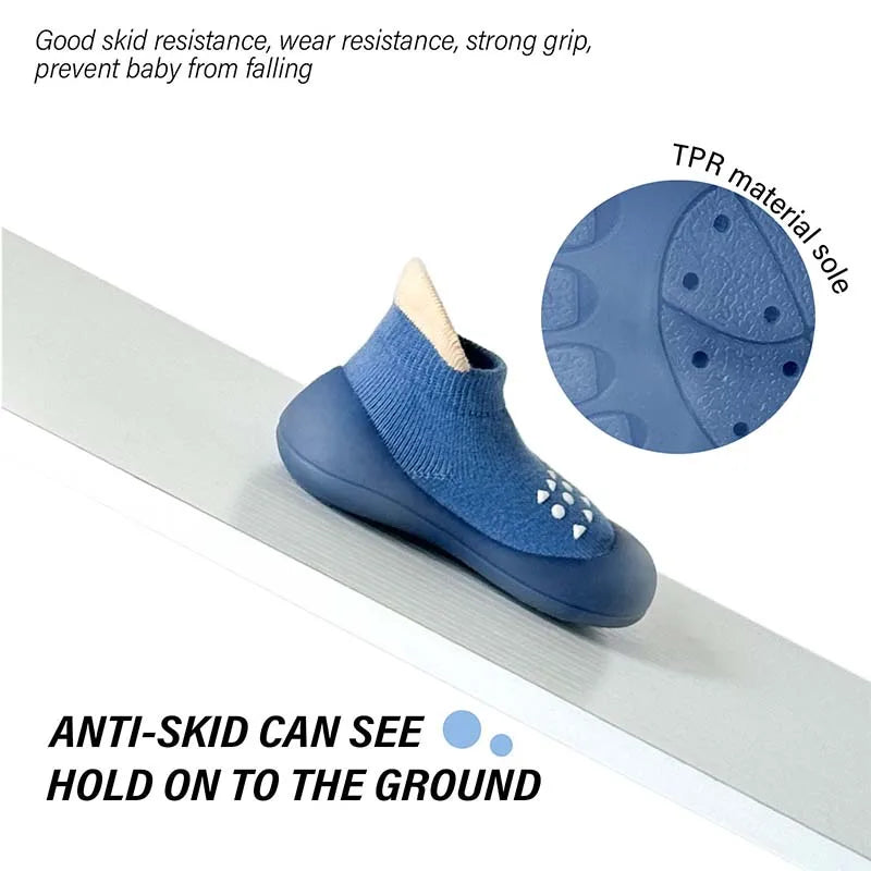 Brixie Baby First Walking Shoes - Soft Slip-On Anti-Slip Sneakers