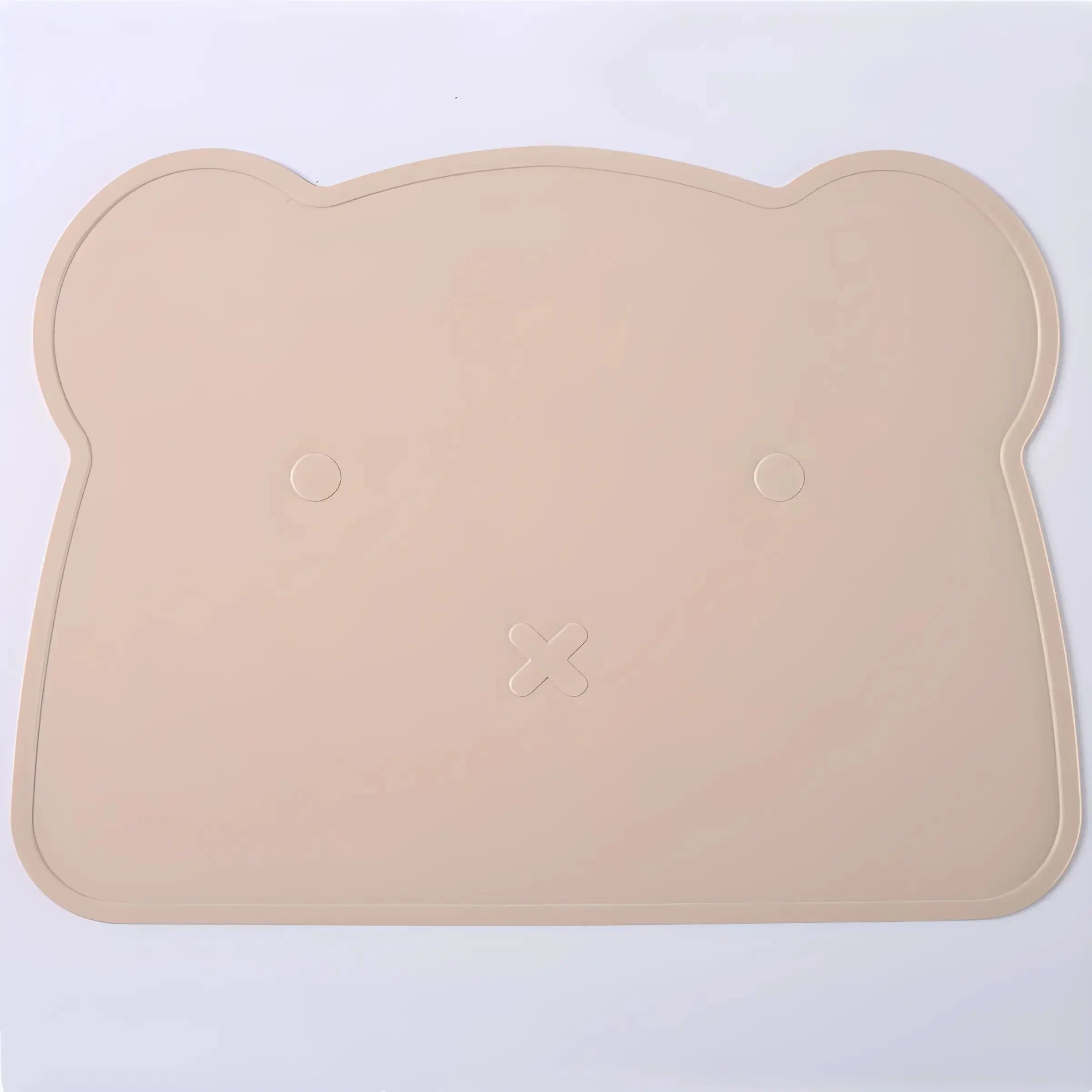 Brixie Silicone Bear Placemat - Non-Slip Leak-Proof Table Mat for Kids