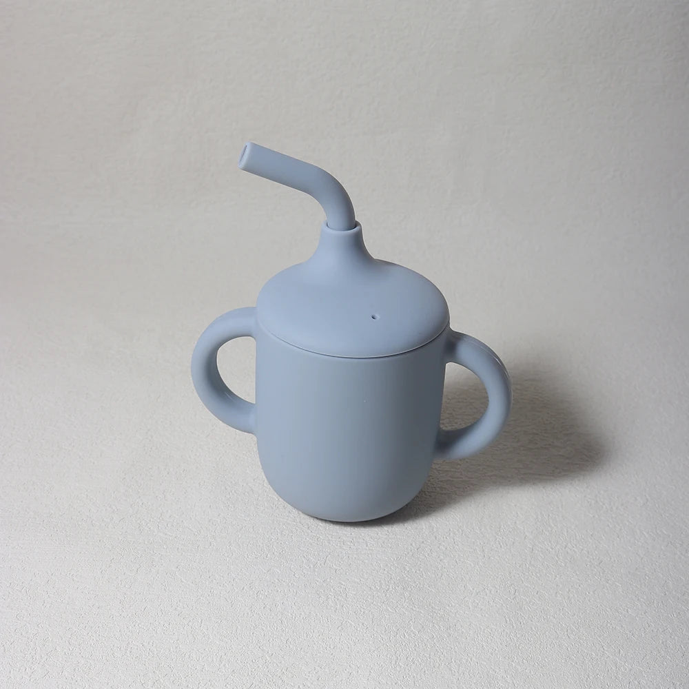 Brixie Baby Silicone Sippy Cup - Training Cup with Handles