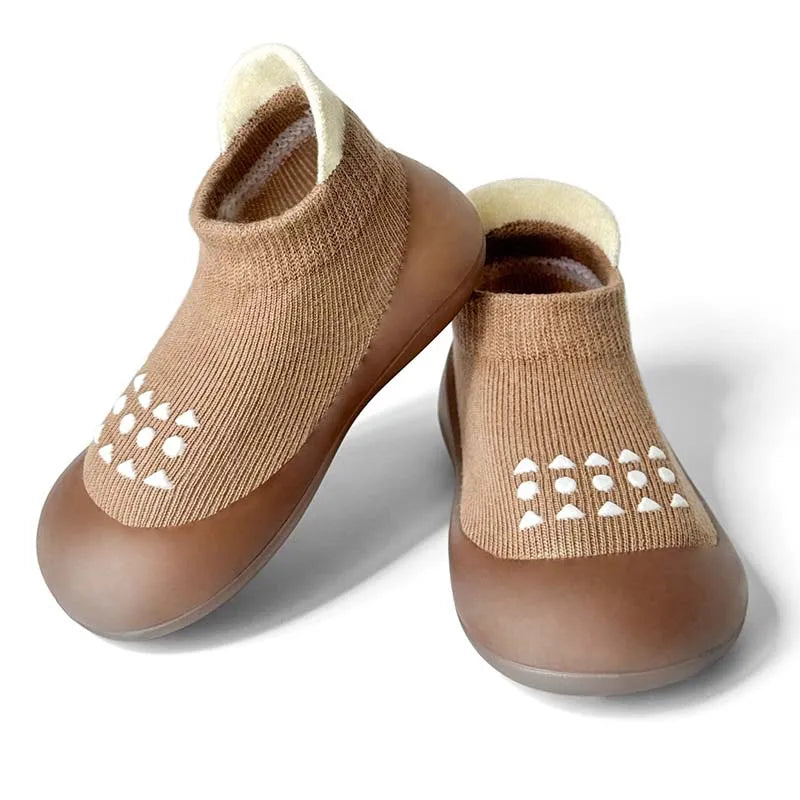 Brixie Baby First Walking Shoes - Soft Slip-On Anti-Slip Sneakers