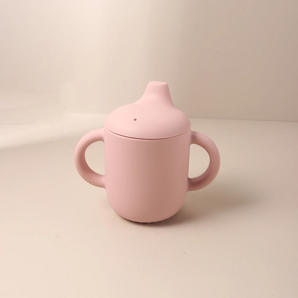 Brixie Baby Silicone Sippy Cup - Training Cup with Handles
