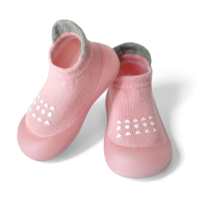 Brixie Baby First Walking Shoes - Soft Slip-On Anti-Slip Sneakers