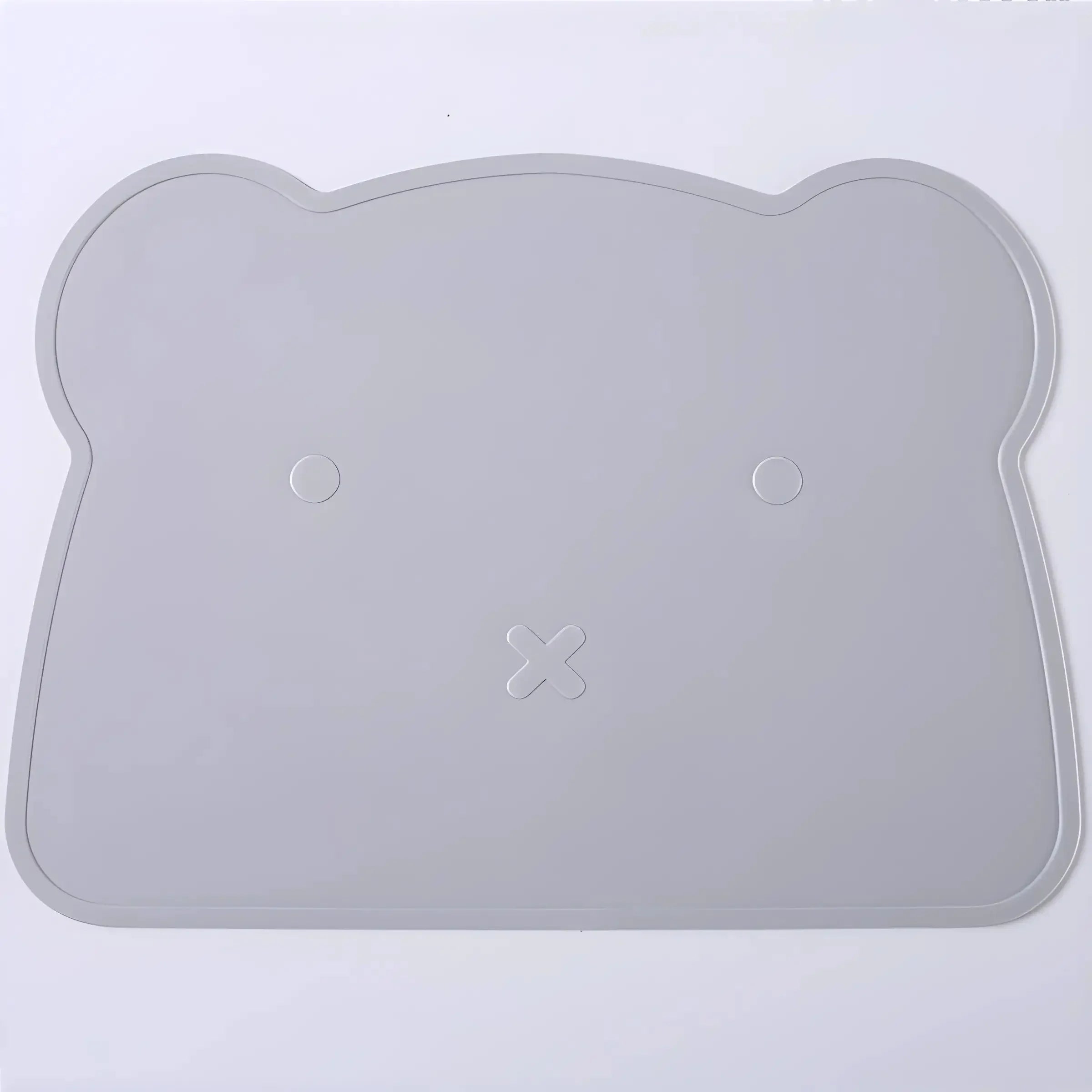 Brixie Silicone Bear Placemat - Non-Slip Leak-Proof Table Mat for Kids