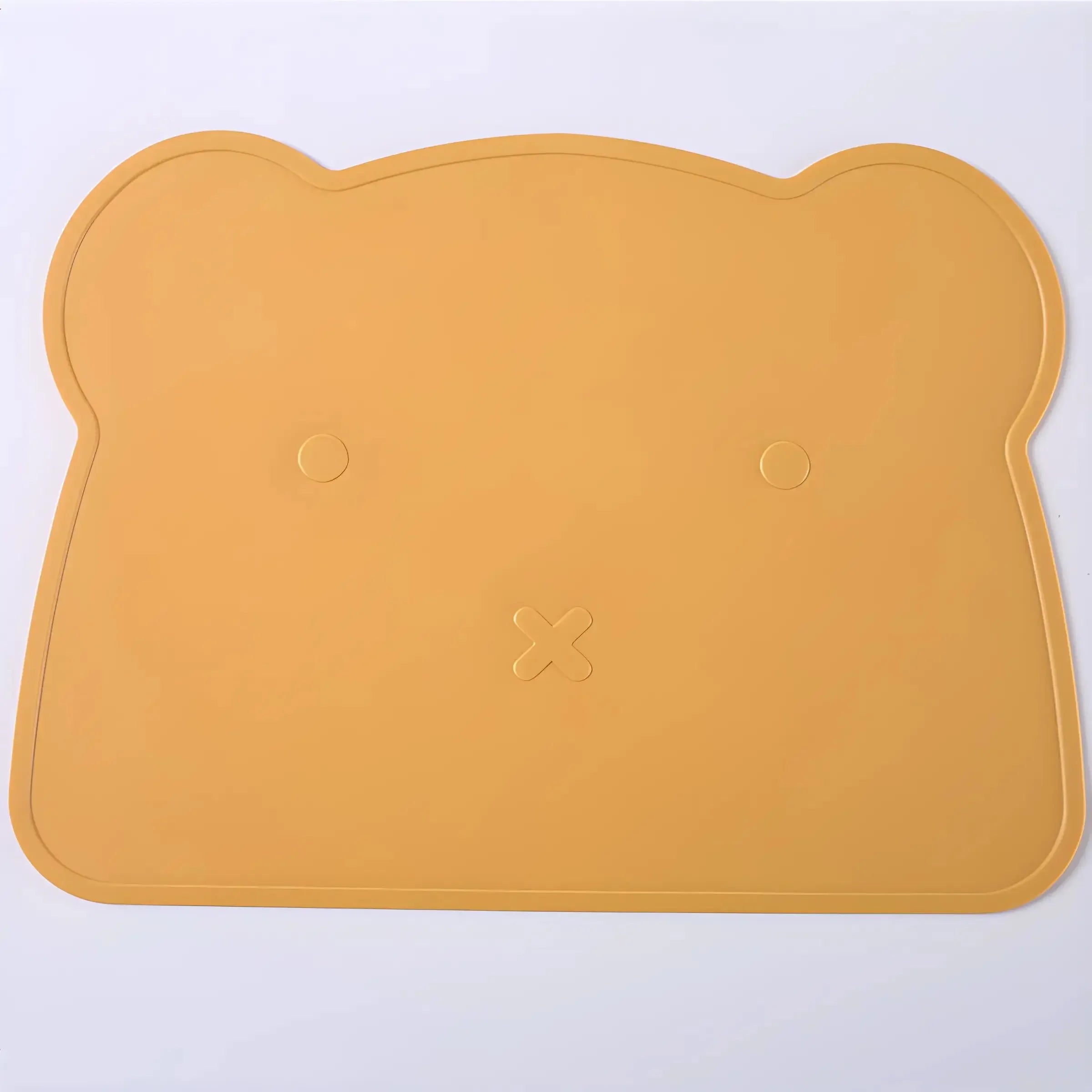 Brixie Silicone Bear Placemat - Non-Slip Leak-Proof Table Mat for Kids